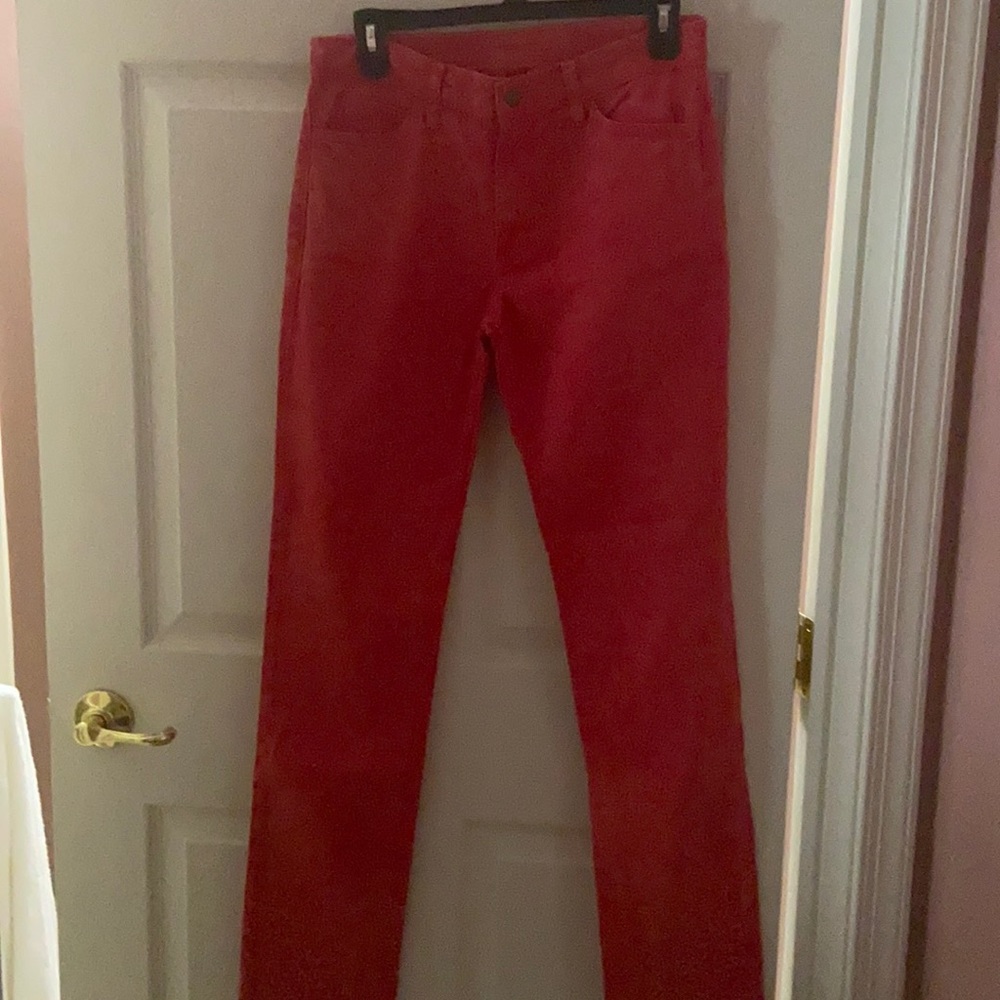 American Apparel red acid wash jeans size 30